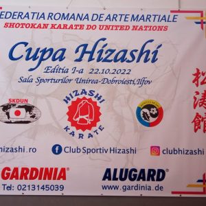 Cupa Hizashi – Karate shotokan, editia a I a la Sala Sporturilor Unirea Dobroesti.