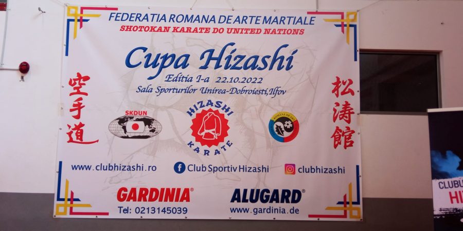 Cupa Hizashi – Karate shotokan, editia a I a la Sala Sporturilor Unirea Dobroesti.